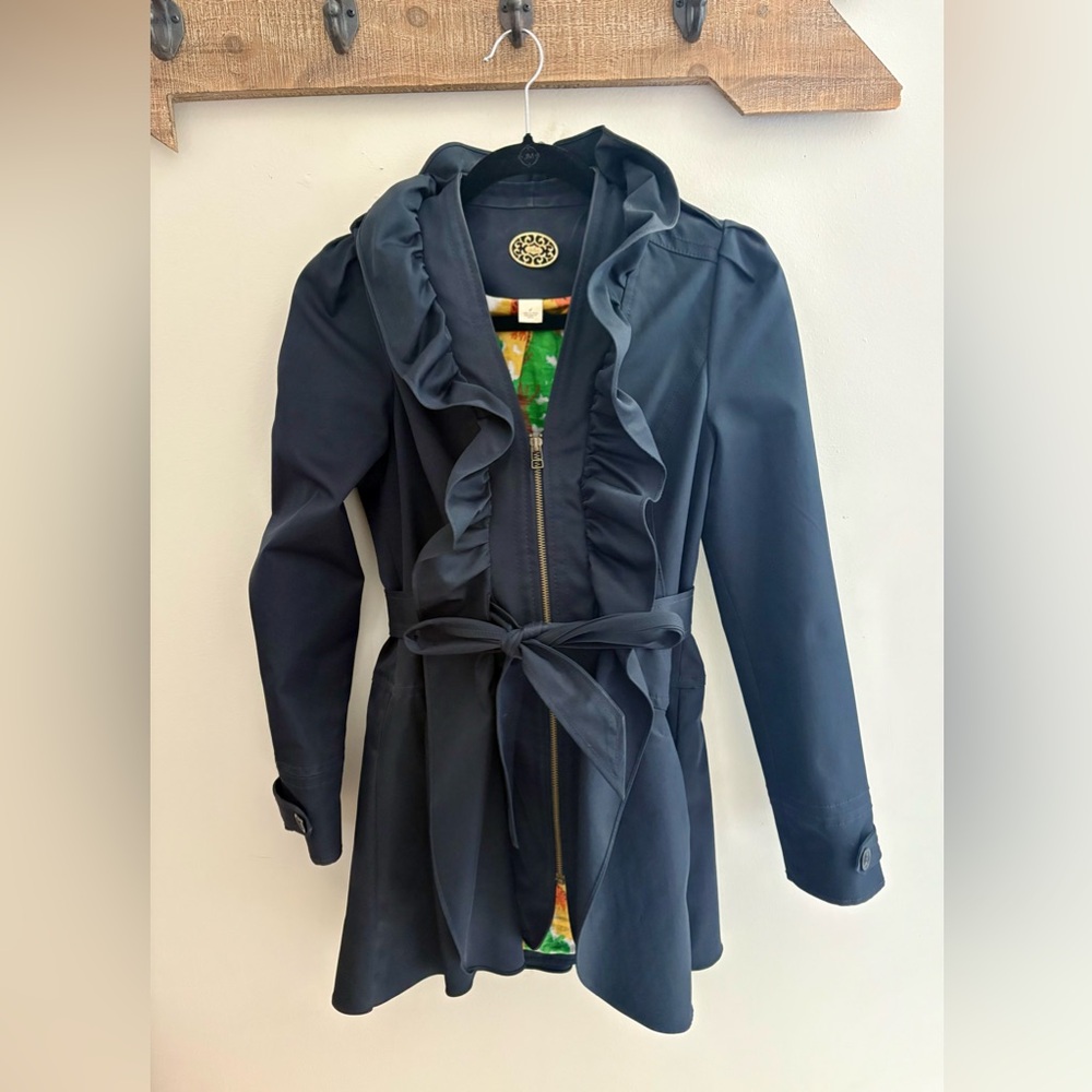 Anthropologie Navy Coat